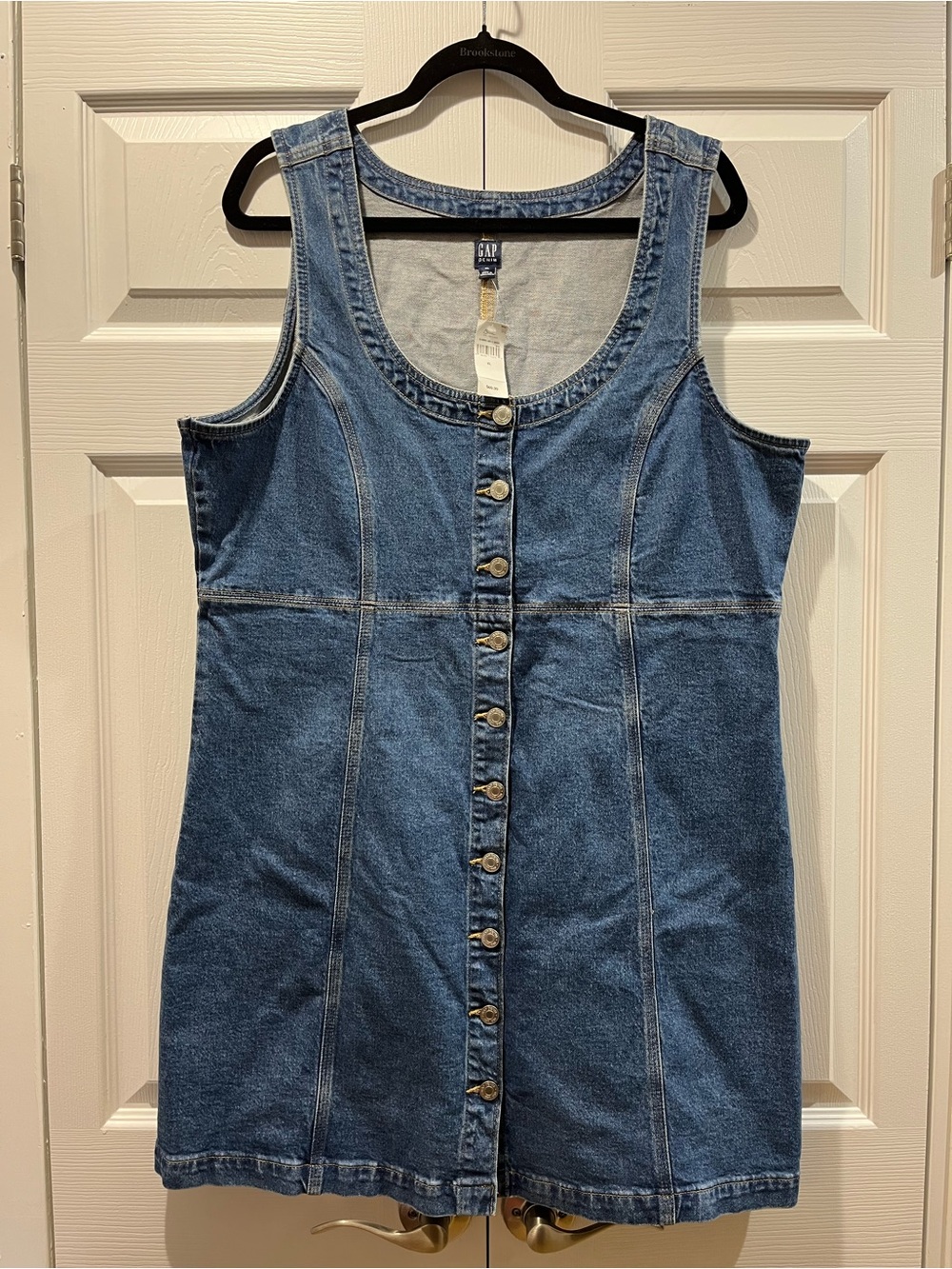 GAP Blue Denim Button-Front Dress NWT